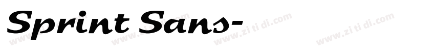 Sprint Sans字体转换
